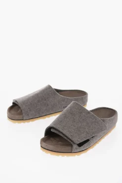 Best Sliders FELIZ in Lana Con Chiusura in velcro Uomo Scarpe Basse