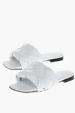 Best Sliders LIDO in Pelle Intrecciata Donna Ballerine|Scarpe Basse