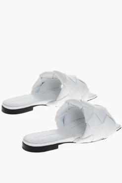 Best Sliders LIDO in Pelle Intrecciata Donna Ballerine|Scarpe Basse