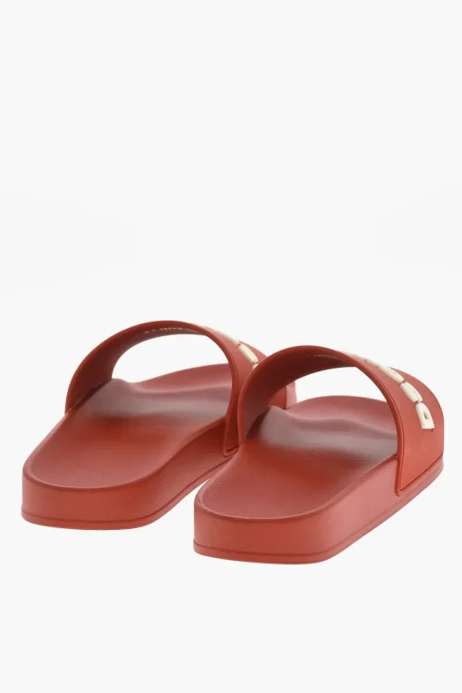 Slides In Gomma ICON Con Logo In Rilievo>Dsquared2 Sale