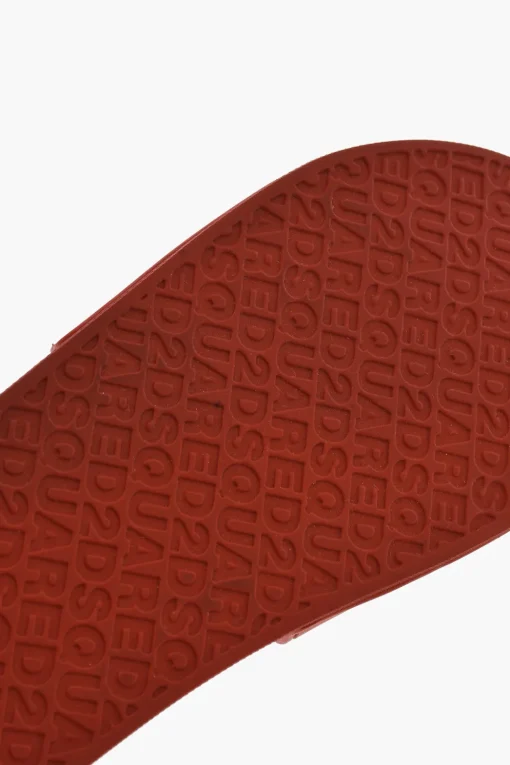Slides In Gomma ICON Con Logo In Rilievo>Dsquared2 Sale