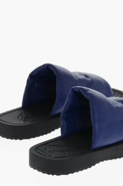 Slides Slip On in Pelle con EDK>Burberry Discount