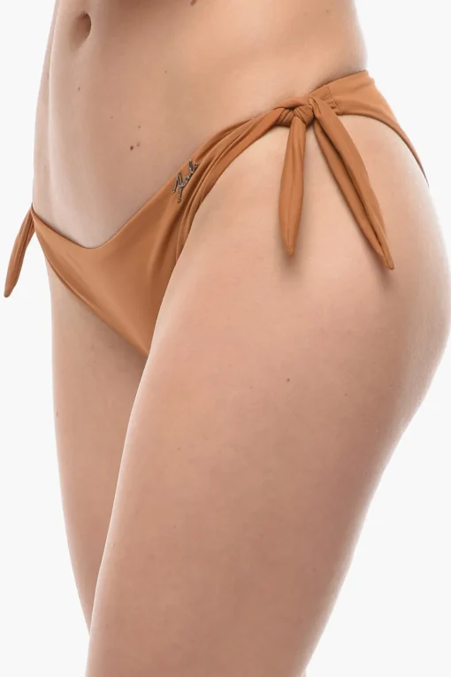 Slip Bikini A Tinta Unita con lacci da Annodare>Karl Lagerfeld Hot