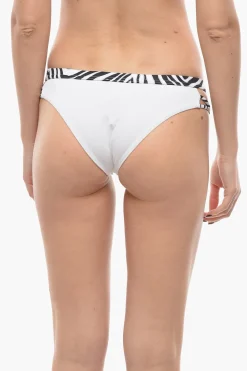 Slip Bikini con Bordi a Fantasia Animalier e Dettagli Cut-Out></noscript>Karl Lagerfeld Best