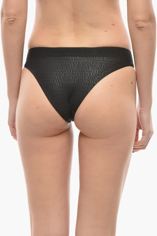 Slip Bikini con Motivo All-Over>Karl Lagerfeld Discount