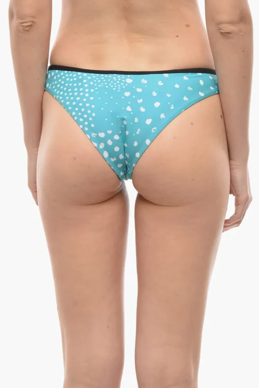 Slip Bikini DOTS Bicolore con Bordi a Contrasto>Karl Lagerfeld Hot