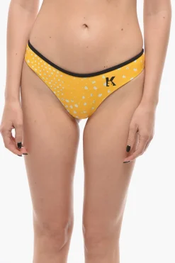Slip Bikini DOTS con Dettagli Stampati a Contrasto>Karl Lagerfeld Hot