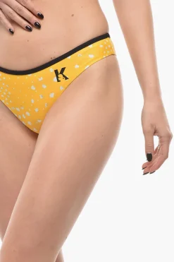 Slip Bikini DOTS con Dettagli Stampati a Contrasto>Karl Lagerfeld Hot