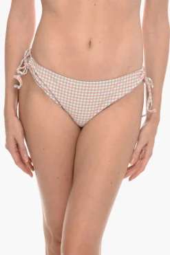 Sale Slip Bikini FILIPPA a Quadri Gingham con Laccetti Laterali Donna Costumi Da Bagno