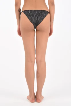 Slip Bikini Stampato con Laccetti Laterali>Karl Lagerfeld Online