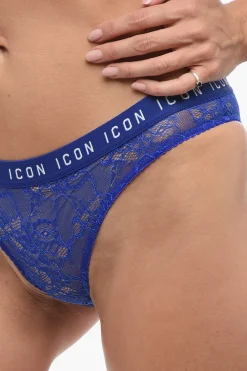 Clearance Slip ICON In Pizzo Con Ricamo Donna Intimo