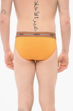 Hot Slip In Cotone Con Banda A Righe Uomo Intimo