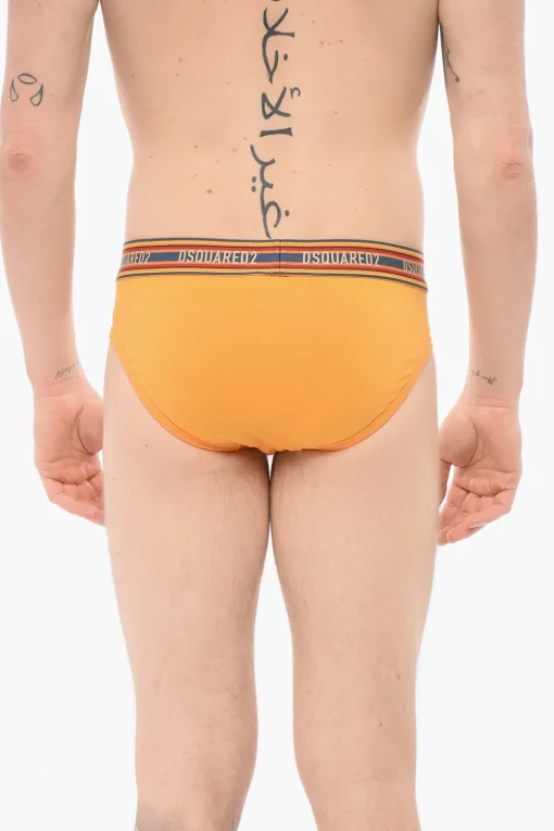 Hot Slip In Cotone Con Banda A Righe Uomo Intimo