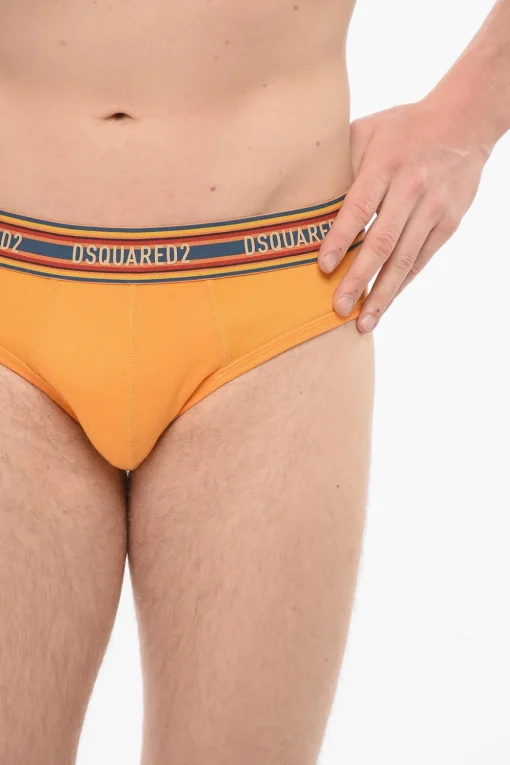 Hot Slip In Cotone Con Banda A Righe Uomo Intimo