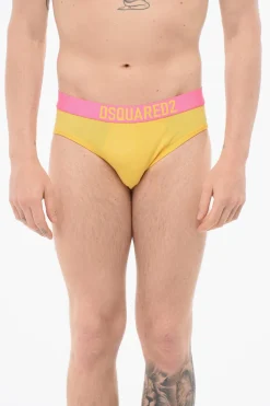 Slip In Cotone Con Banda Logata>Dsquared2 Clearance