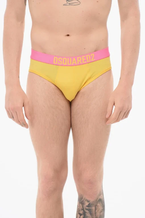 Slip In Cotone Con Banda Logata>Dsquared2 Clearance