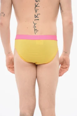 Slip In Cotone Con Banda Logata>Dsquared2 Clearance