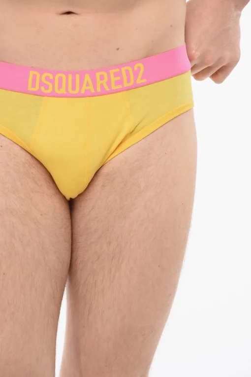 Slip In Cotone Con Banda Logata>Dsquared2 Clearance