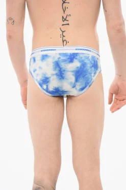 Hot Slip In Cotone Con Stampa Tie Dye Uomo Intimo