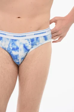 Hot Slip In Cotone Con Stampa Tie Dye Uomo Intimo