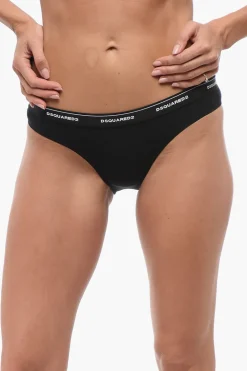 Hot Slip In Cotone Stretch Con Banda Logata Donna Intimo