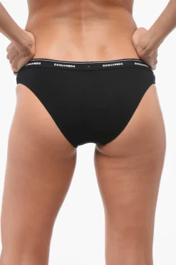 Hot Slip In Cotone Stretch Con Banda Logata Donna Intimo
