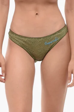 Online Slip in Pizzo con Ricami Donna Intimo