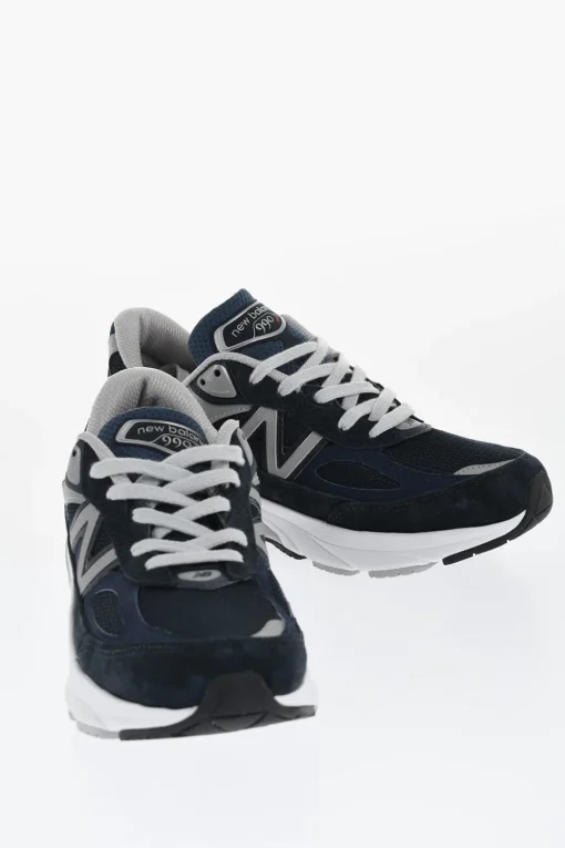 Sneaker Basse 990 in Suede con Logo a Contrasto>New Balance Best