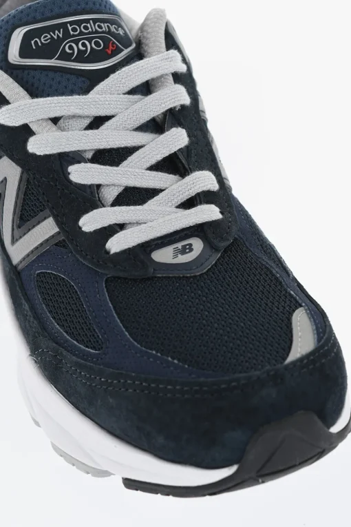 Sneaker Basse 990 in Suede con Logo a Contrasto>New Balance Best