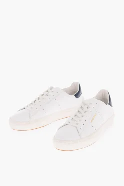 Sneakers ALL AROUND in Pelle con Dettagli a Contrasto>Woolrich Fashion