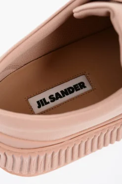 Sneakers Allacciate in Canvas con Suola Chunky></noscript>Jil Sander Hot