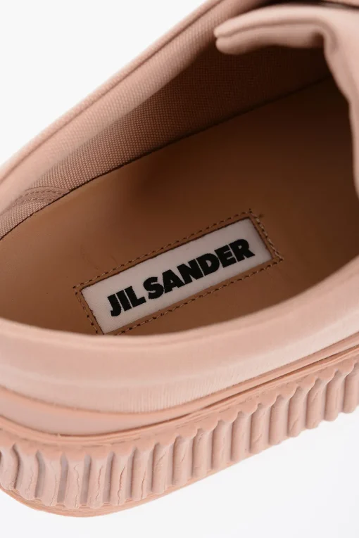 Sneakers Allacciate in Canvas con Suola Chunky>Jil Sander Hot