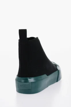 Clearance Sneakers Allacciate JUNGLE in Canvas con Suola in Gomma Donna Sneaker