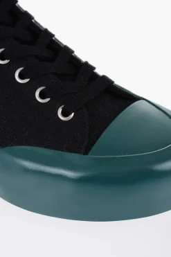 Clearance Sneakers Allacciate JUNGLE in Canvas con Suola in Gomma Donna Sneaker