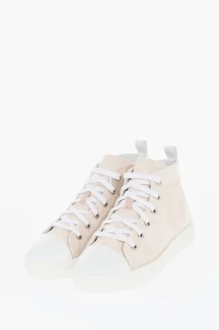 Sneakers Alte ASSIYA in Twill di Cotone>Dior Kids Online