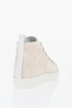 Sneakers Alte ASSIYA in Twill di Cotone>Dior Kids Online