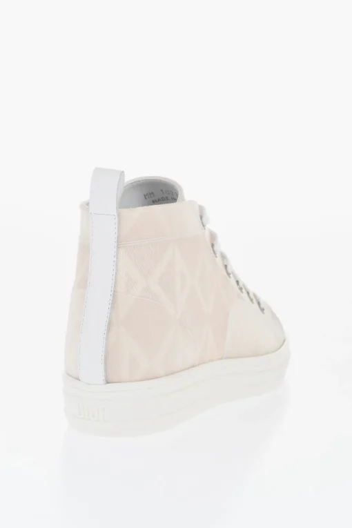 Sneakers Alte ASSIYA in Twill di Cotone>Dior Kids Online