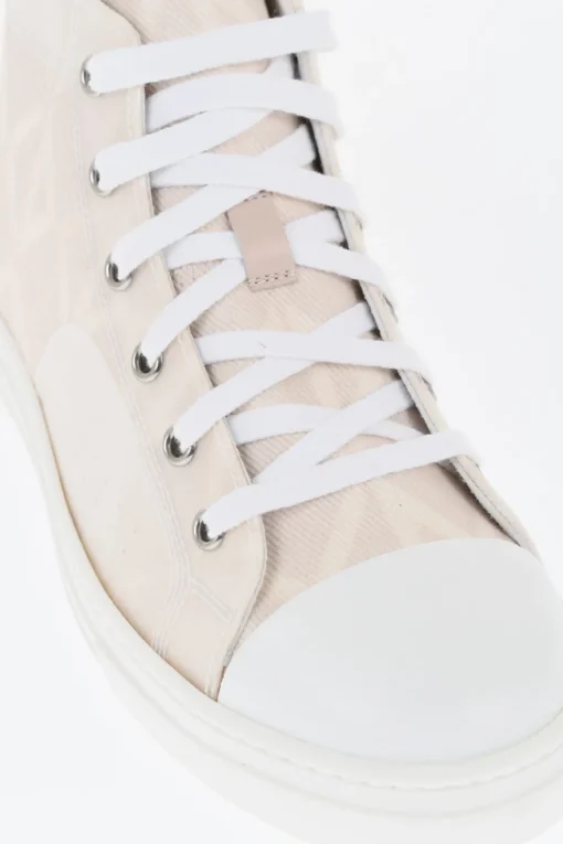 Sneakers Alte ASSIYA in Twill di Cotone>Dior Kids Online