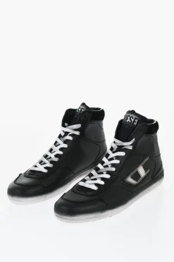 Fashion Sneakers Alte S-LEROJI in Pelle con Suola Sfumata Uomo Sneaker