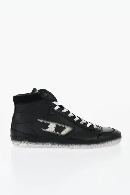 Fashion Sneakers Alte S-LEROJI in Pelle con Suola Sfumata Uomo Sneaker