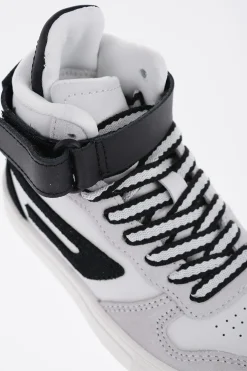 Sneakers Alte S-UKIYO in Pelle con Dettagli in Suede></noscript>Diesel Kids Outlet