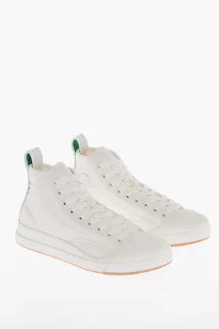 Sneakers Alte VULCAN in Canvas con Punta Gommata>Bottega Veneta Discount