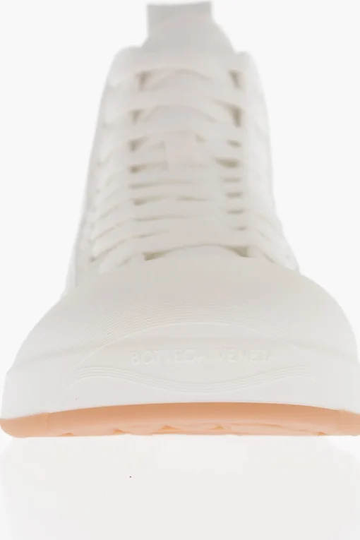 Sneakers Alte VULCAN in Canvas con Punta Gommata>Bottega Veneta Discount
