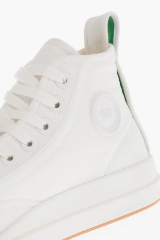 Sneakers Alte VULCAN in Canvas con Punta Gommata>Bottega Veneta Discount
