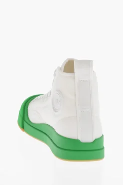 Sale Sneakers Alte VULCAN in Canvas con Punta Gommata Donna Sneaker