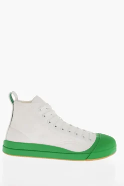 Sale Sneakers Alte VULCAN in Canvas con Punta Gommata Donna Sneaker