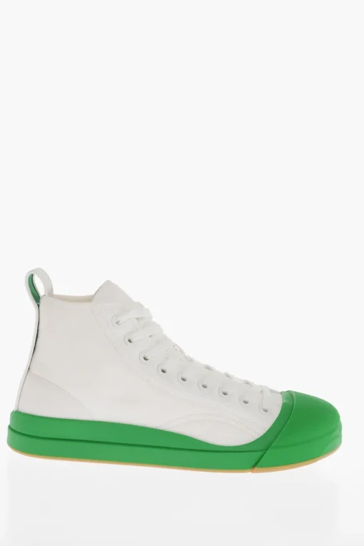 Sale Sneakers Alte VULCAN in Canvas con Punta Gommata Donna Sneaker