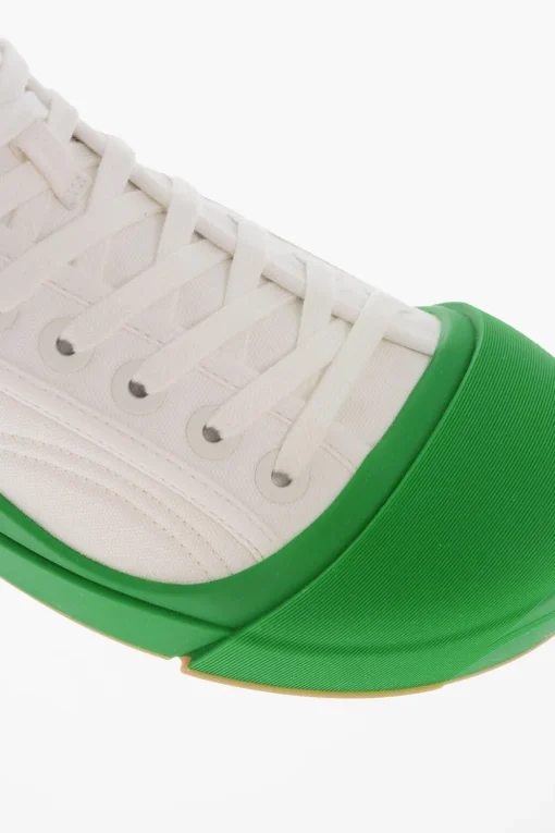 Sale Sneakers Alte VULCAN in Canvas con Punta Gommata Donna Sneaker