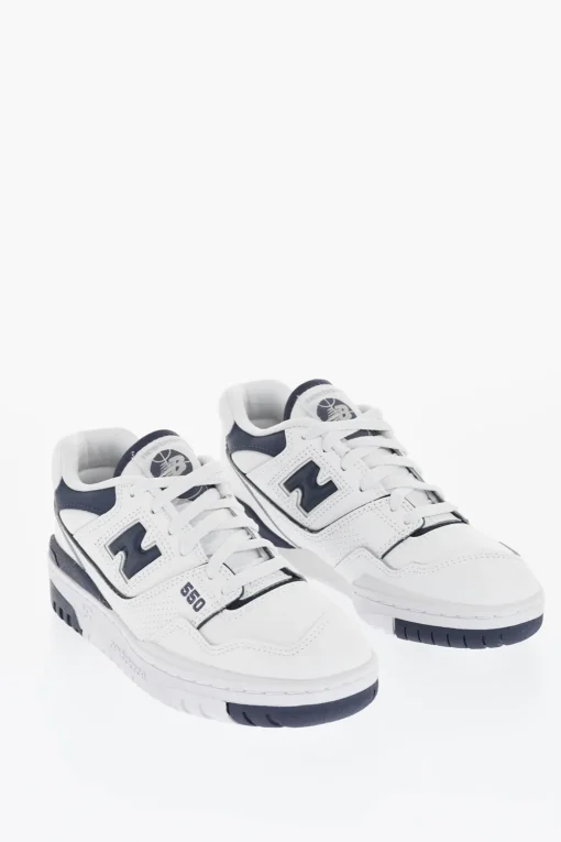 Outlet Sneakers Basse 550 in Pelle Bicolore Donna Sneaker