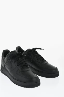 New Sneakers Basse AIR FORCE 1'07 FRESH in Pelle a Tinta Unita Uomo Sneaker